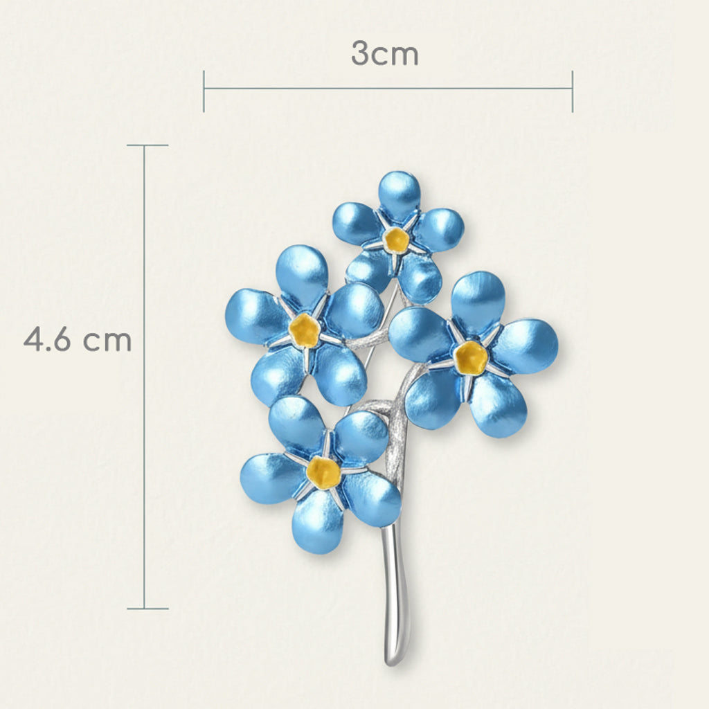 Forget Me Not Brooch