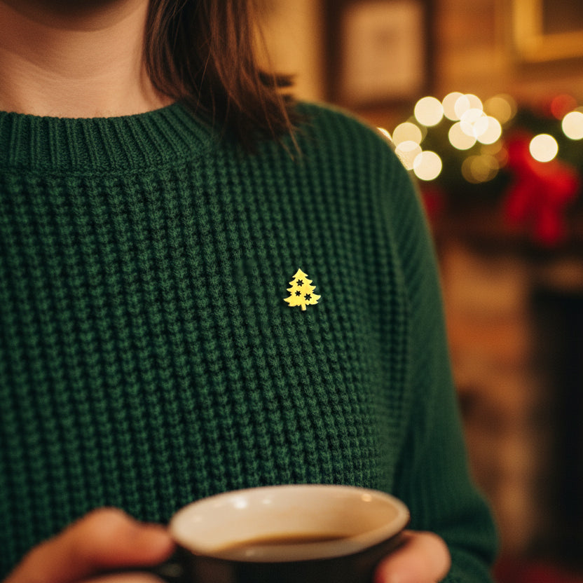 Christmas Tree Pin Brooch