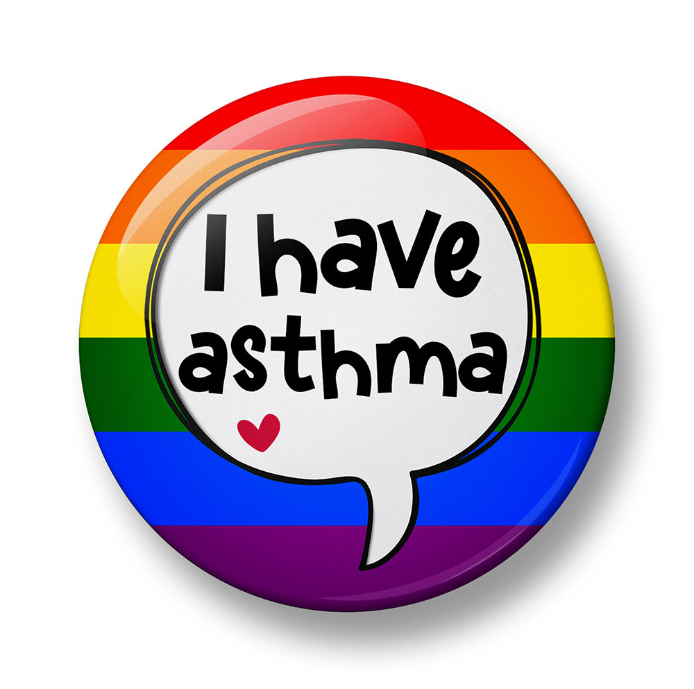 Asthma Pin Badge – 32mm or 44mm