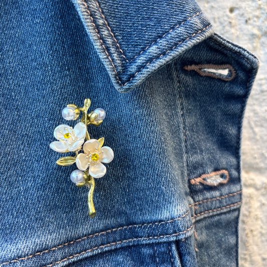 Sakura Cherry Blossom Brooch