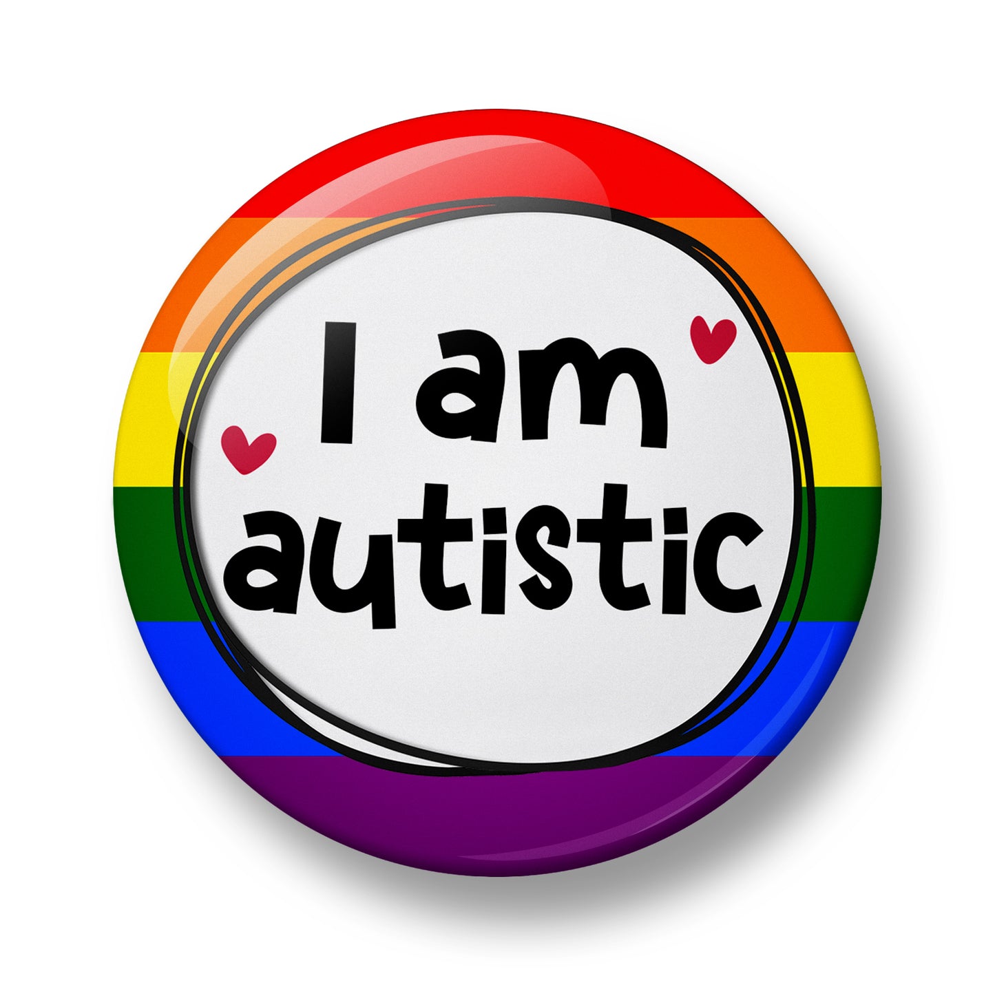 I'm Autistic Pin Badge  – 32mm or 44mm