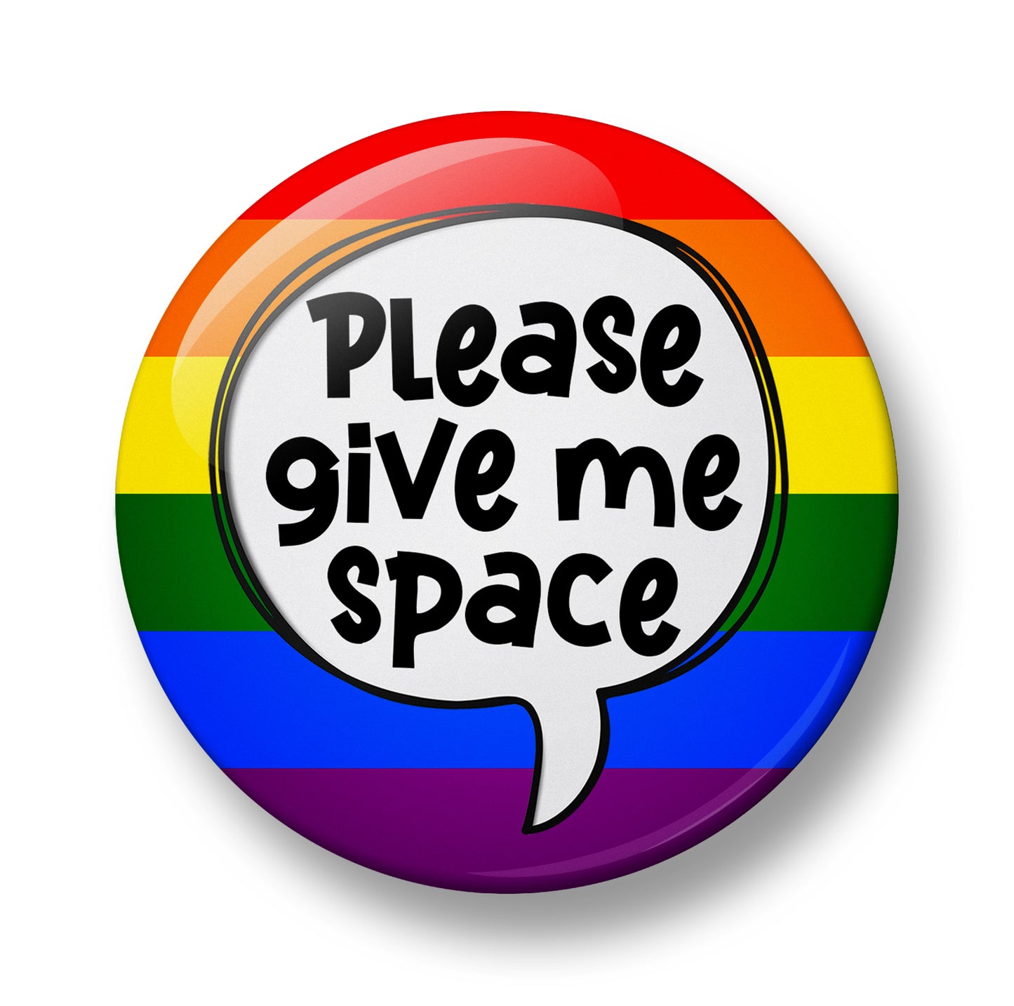 Please Give Me Space Pin Badge – 32mm or 44mm
