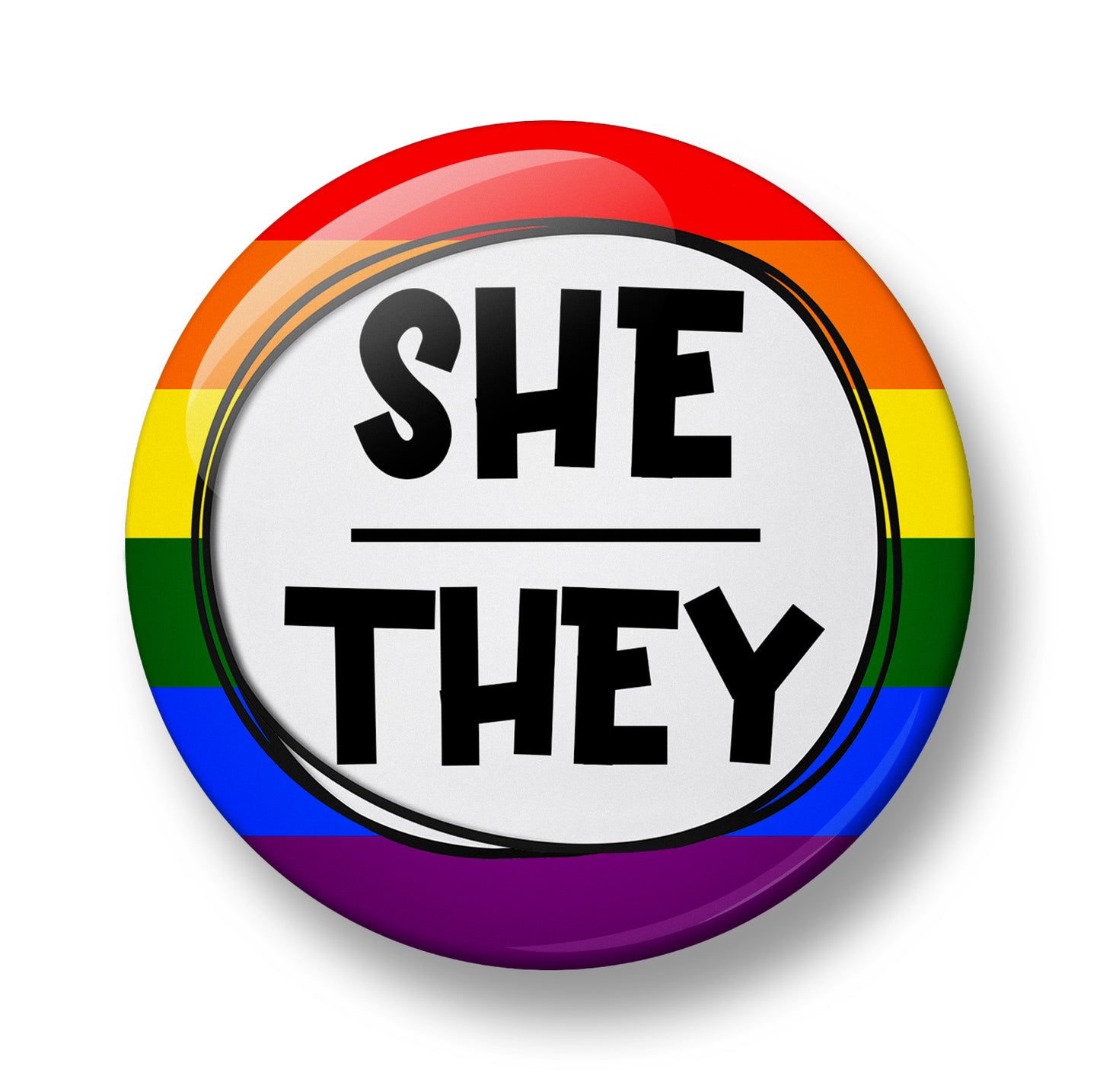 Wholesale: Pronoun Awareness Pins