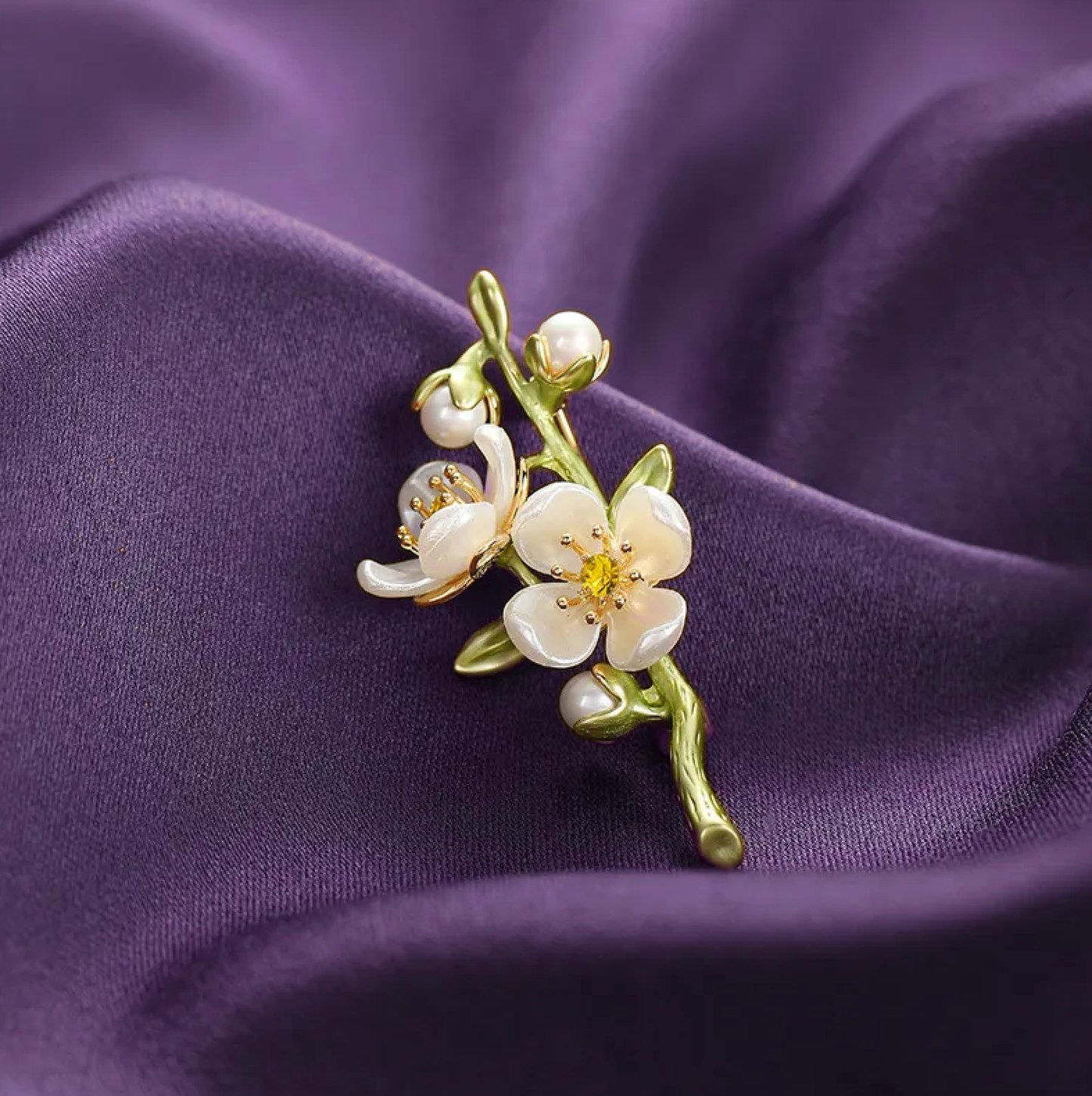 Sakura Cherry Blossom Brooch
