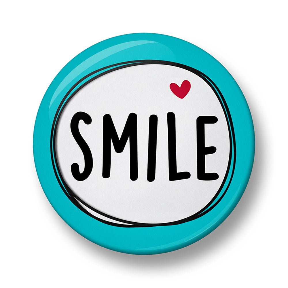 Smile Pin Badge – 32mm or 44mm