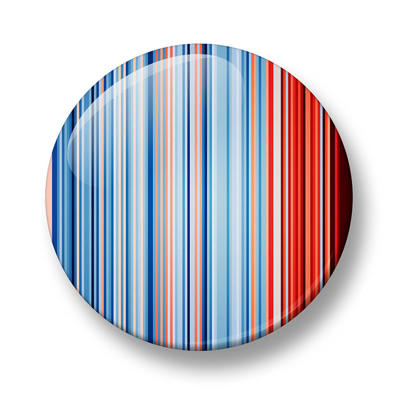 France Climate Stripes Pin Badge – 32mm or 44mm