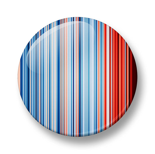 France Climate Stripes Pin Badge – 32mm or 44mm