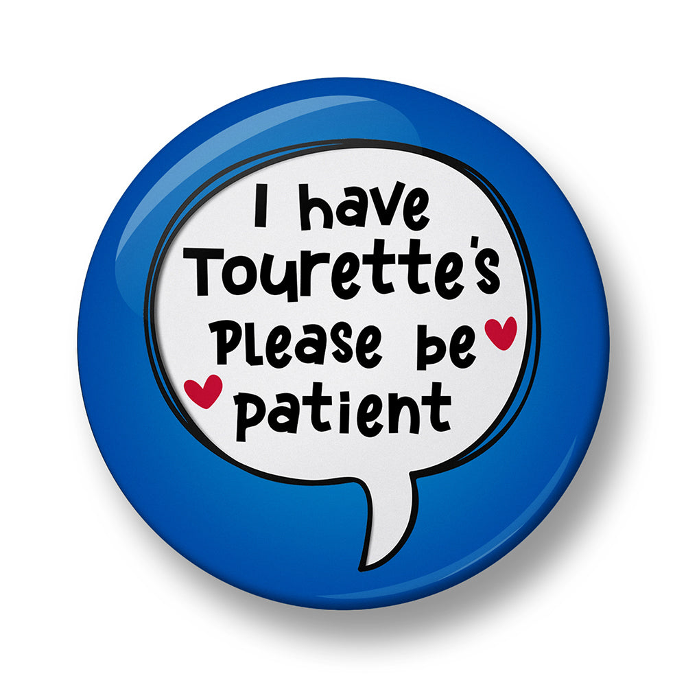 Tourette's Syndrome Awareness Pin Badge – Single, 32mm or 44mm