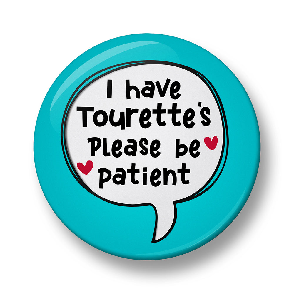 Tourette's Syndrome Awareness Pin Badge – Single, 32mm or 44mm
