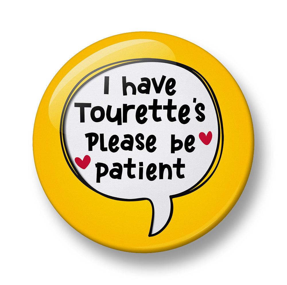 Tourette's Syndrome Awareness Pin Badge – Single, 32mm or 44mm