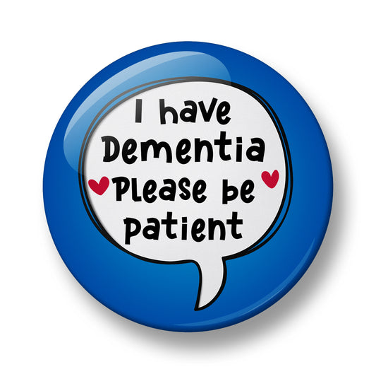 Dementia Awareness Pin Badge Set – 32mm or 44mm