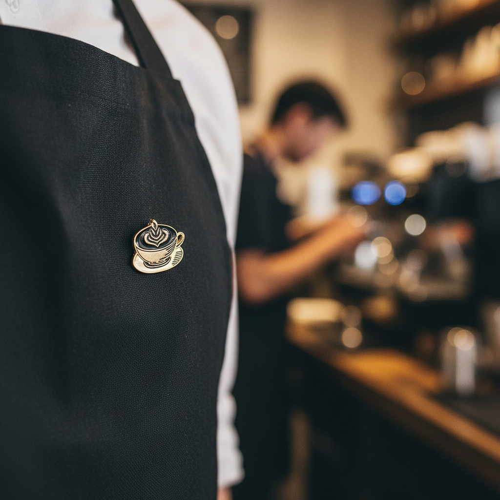 Latte Cup Brooch – Moka Pot Brooch