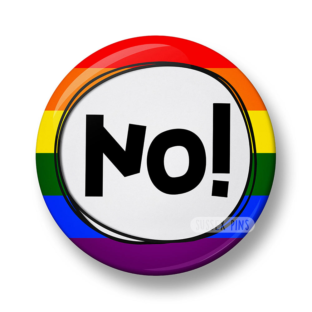 Yes / No Pin Badge for Social Interaction – 32mm or 44mm