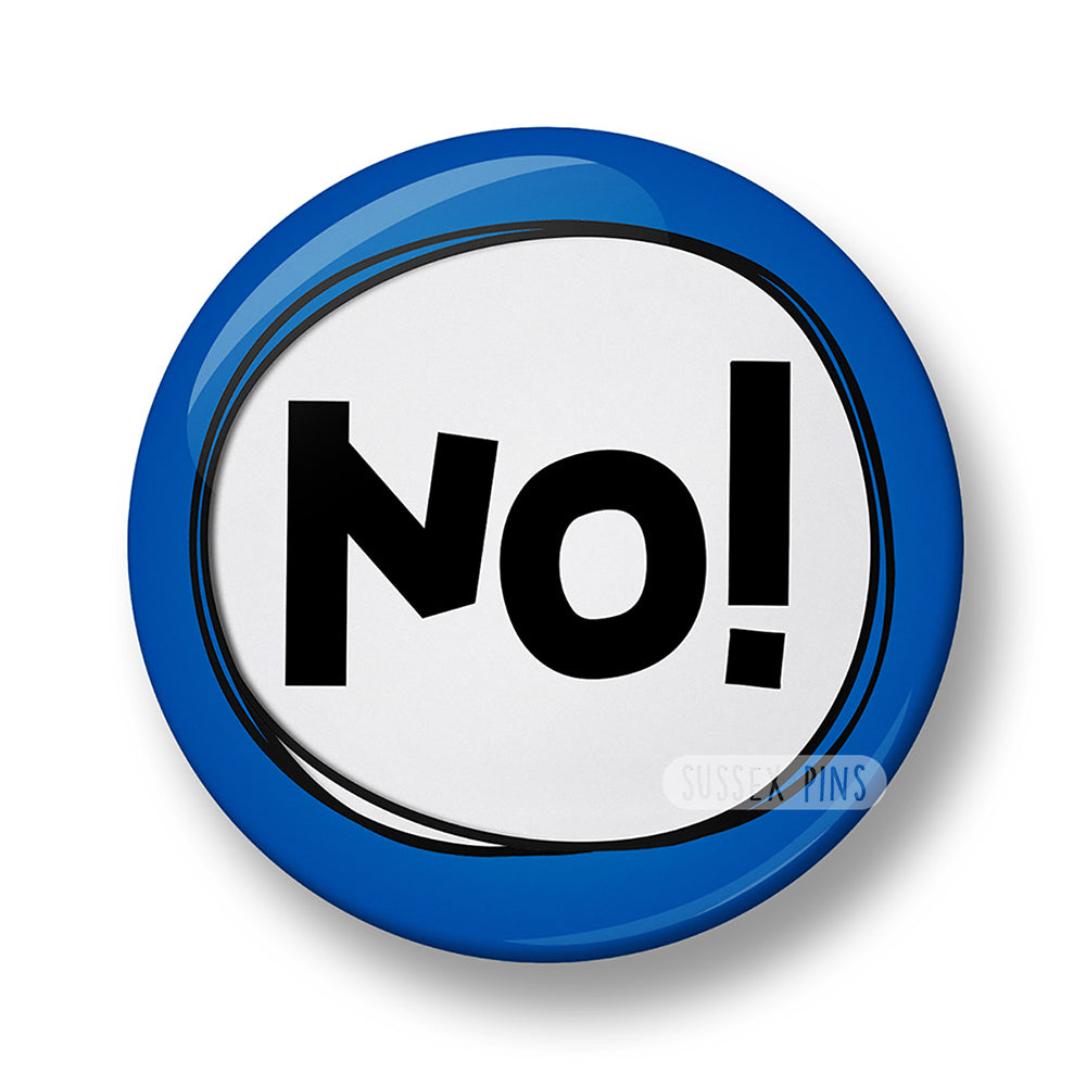 Yes / No Pin Badge for Social Interaction – 32mm or 44mm